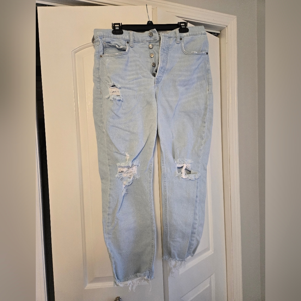 Old Navy Sky-Hi Straihht Jeans